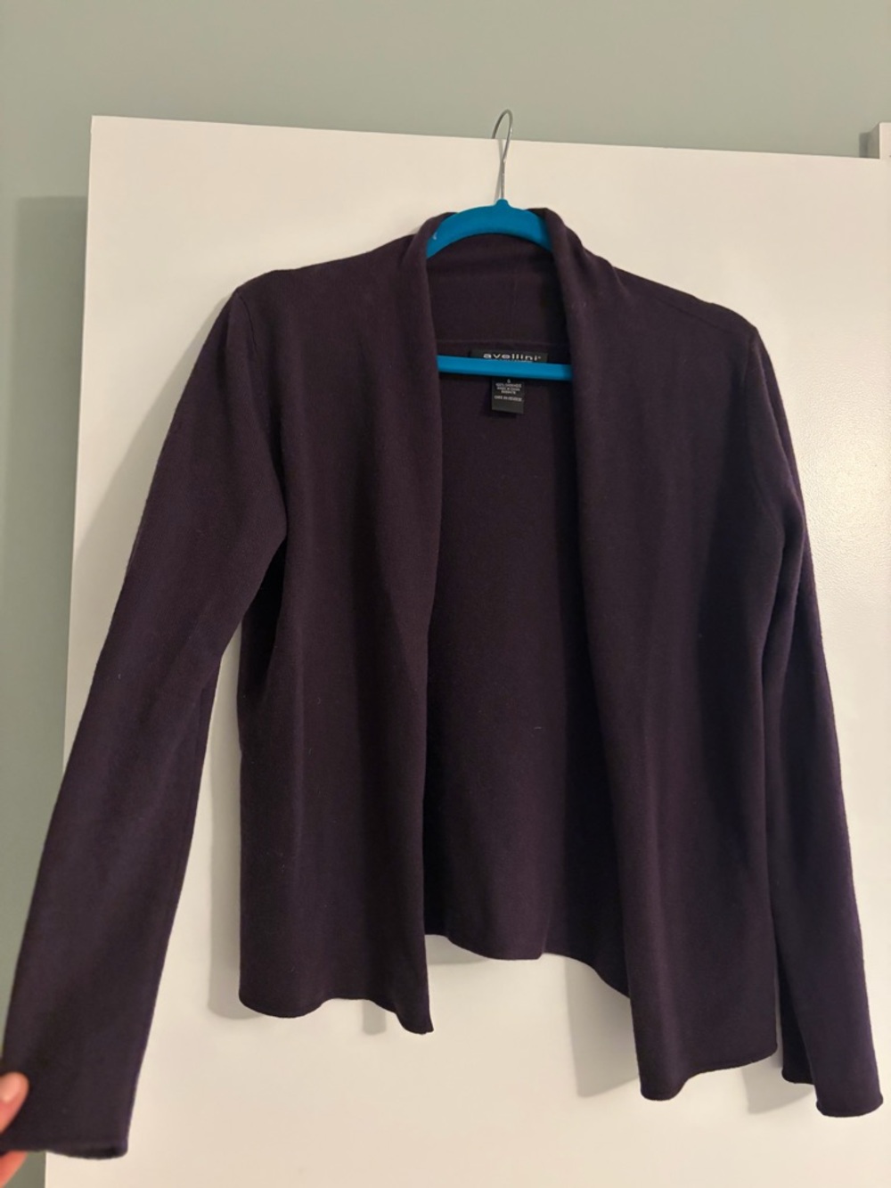 Open-Front Avellini Women's Cashmere Cardigan - size small